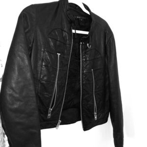 Marc Jacobs Leather Moto Jacket